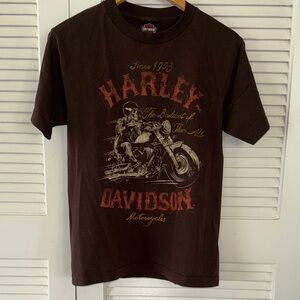 Harley-Davidson Dark Brown Motorcycle Tee BNWOT